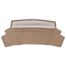 Aufbewahrungstasche f&uuml;r Steckscheiben, beige/tan