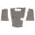 CARPET SET, STANDARD, NYLON, RED, RHD