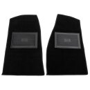 FOOTWELL MATS, 3 SYNCHRO, NYLON, BLACK