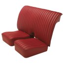 SEAT ASSEMBLY, LEATHER, RED, PAIR