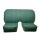 SEAT COVER SET, LEATHER, GREEN, PAIR