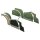 TRIM KIT, LEATHER PANEL &amp; VINYL TRIM, GREEN