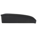 ARMREST ASSEMBLY, LEATHER, BLACK/BLACK PIPING