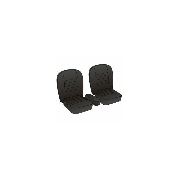 SEAT COVER KIT MGA CPE BK/BK LR