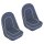 SEAT COVER SET, FRONT, VINYL, BLUE/WHITE PIPING