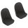 SEAT COVER SET, FRONT, LEATHER, BLACK/BLACK PIPING