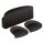 SEAT COVER SET, REAR, VINYL, BLACK/BLACK PIPING