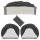 SEAT COVER SET, REAR, LEATHER, BLACK/BLACK PIPING