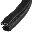 DOOR SEAL HOOD SIDE, BLACK