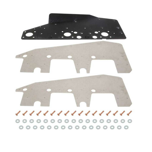 Hitzeschutzschild-Set 3-fach-Vergaser, 1 1/2"
