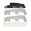 Hitzeschutzschild-Set 3-fach-Vergaser, 1 1/2"