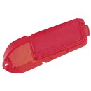 LENS INDICATOR, PLASTIC, RED, LH, US SPEC