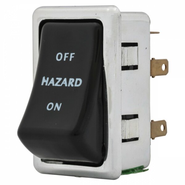 TOGGLE SWITCH FOR HAZARD WARNING LIGHTS, (LABELLED &quot;ON, HAZARD, OFF&quot;)