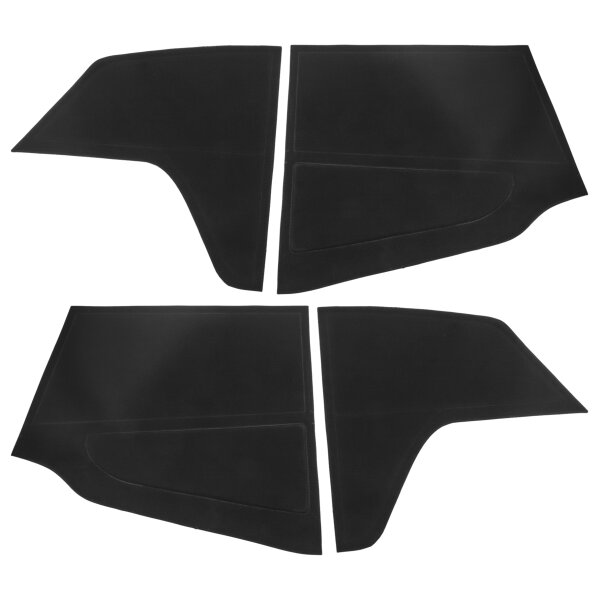 SIDESCREEN COVERING KIT, DUCK, BLACK