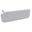 SUN VISOR, WITH POUCH, GREY/BLACK, RH