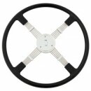 STEERING WHEEL B/LANDS 17IN BLK MGTD-TF