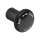 PUSH ON KNOB BLACK, KNURLED, WHITE INSCRIPTION &quot;HEATER / FAST ARROW SLOW&quot;
