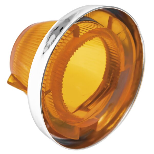 RIM &amp; LENS ASSEMBLY, SIDE, AMBER/YELLOW