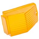 Linse Blinkerleuchte, mit Knick, Kunststoff orange,...