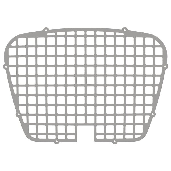 GRILLE RADIATOR, STAINLESS STEEL, METAL POLISHED