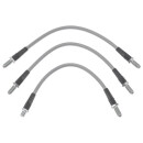 BRAKE HOSE SET, COBALT, STAINLESS STEEL