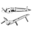 HINGE SET, BOOT LID, CHROME, PAIR