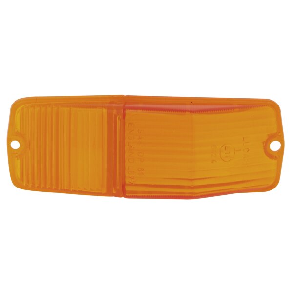 Blinkerglas vorne, orange, 2-teilig