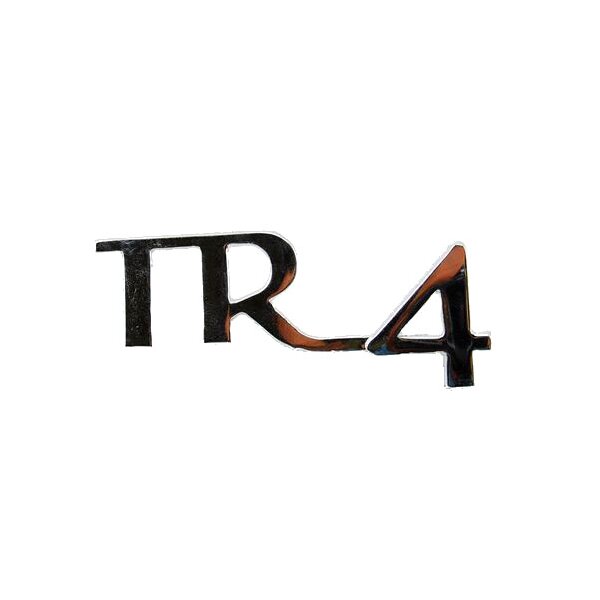 &quot;TR_4&quot;   Schrift Chromam Kofferraumdeckel        