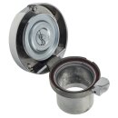 FUEL CAP, NON LOCKING, VENTED, CHROME