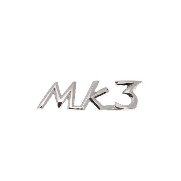 &quot;MK3&quot;-Schrift Chrom Heckdeckel,    