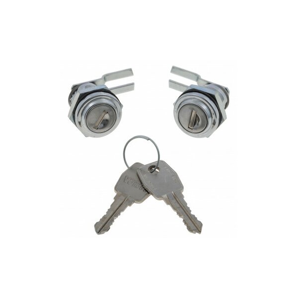 DOOR LOCKS, PAIR WITH KEYS, NUT FITTING