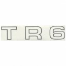 DECAL TR6 REAR WHITE