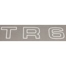 DECAL TR6 WHITE, REAR WING