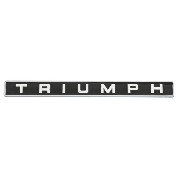 BADGE TRIUMPH, NUMBERPLATE REAR, L766