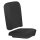 SEAT COVER SET, LEATHER, NON-RECLINING, BLACK, PAIR