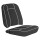 SEAT COVER SET, LEATHER, BLACK/WHITE PIPING, PAIR