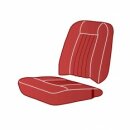 SEAT COVER KIT S&amp;M65-68 RD/WT VINYL