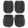 SEAT COVER SET, VINYL, NON-RECLINING, BLACK, PAIR