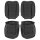 SEAT COVER SET, VINYL, RECLINING, BLACK, PAIR