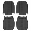 SEAT COVER KIT S&amp;M70-79 BK VINYL