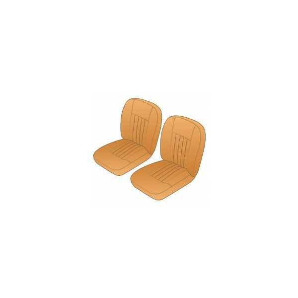 SEAT COVER KIT FRONT MGB62-68 HT/HT VINYL PR