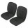 SEAT COVER KIT FRONT MGB62-68 BK LEATHER PAIR