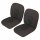 SEAT COVER KIT FRONT MGB62-68 BK/RD LEATHER PAIR