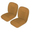 SEAT COVER KIT FRONT MGB62-68 TN/TN LEATHER PAIR