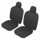 SEAT COVER KIT FRONT MGB69 BK VINYL PR