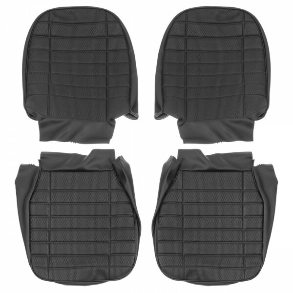 SEAT COVER KIT FRONT MGB76-80US BK VINYL