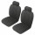 SEAT COVER KIT FRONT MGB70-76 BK/BK LEATHER