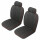 SEAT COVER KIT FRONT MGB70-76 BK/RD CUST LEATHER