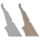 TRIM PANEL SET, C POST, VINYL, GREY, PAIR