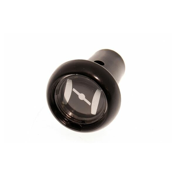 CHOKE CONTROL KNOB, BLACK WITH SYMBOL INLAY